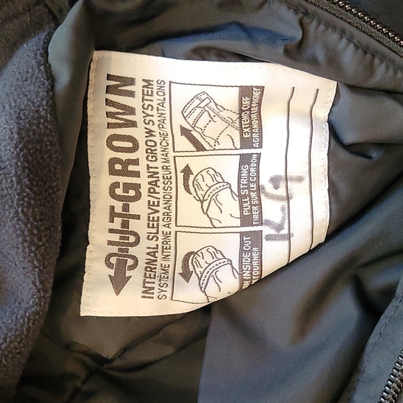 Columbia Black Adjustable Snowpants w/ Outgrown System - Picture 8 of 11